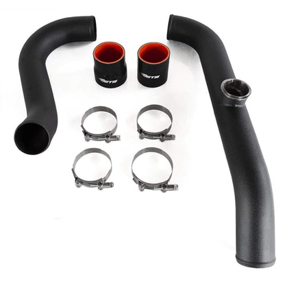 ETS Short Route 2.5" Upper Intercooler Piping Kit (Evo 8/9) - JD Customs U.S.A