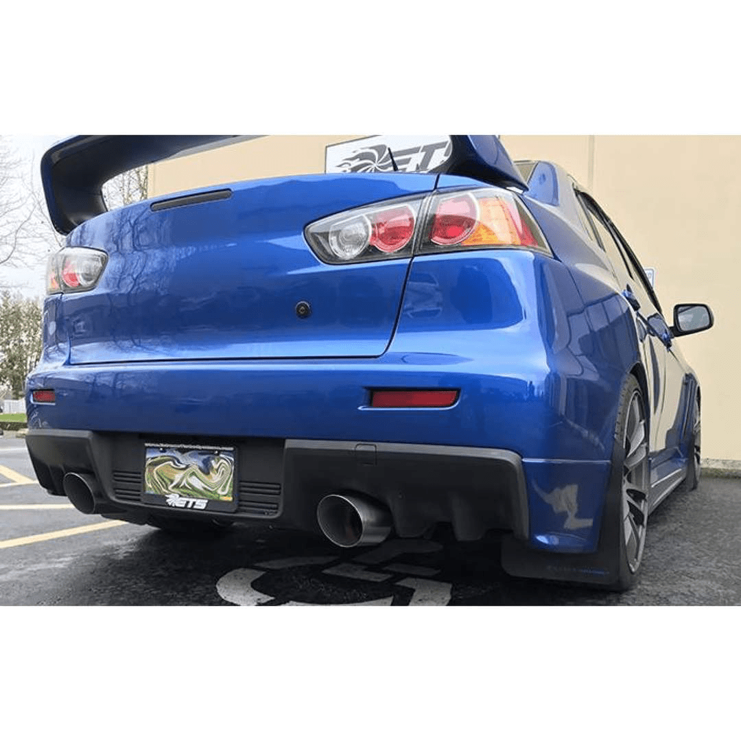 ETS V3 Dual Muffler Exhaust System (Evo X) - JD Customs U.S.A