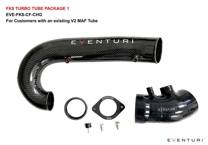 Eventuri Carbon Charge Pipe - Honda FK8 Civic Type R - Eventuri