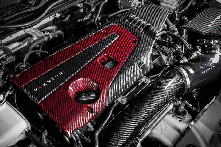 Eventuri Carbon Kevlar Engine Cover - Honda FK8 Civic Type R - Eventuri