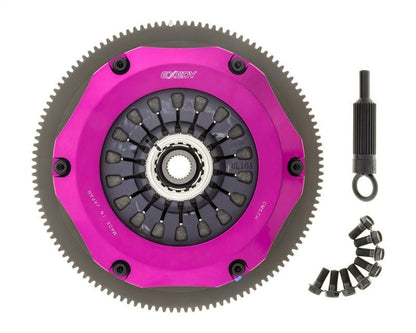 Exedy Twin Cerametallic Rigid Disc Hyper Multi Clutch 04 - 14 Subaru WRX STi - Exedy