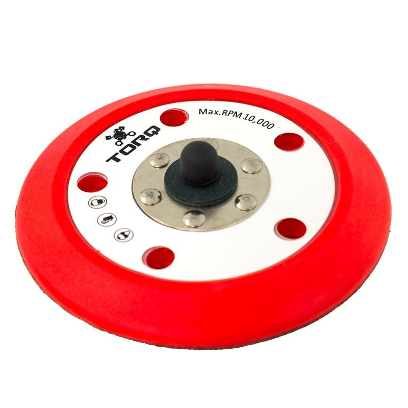 Chemical Guys TORQ R5 Dual-Action Red Backing Plate w/Hyper Flex Technology - 5in (P12)