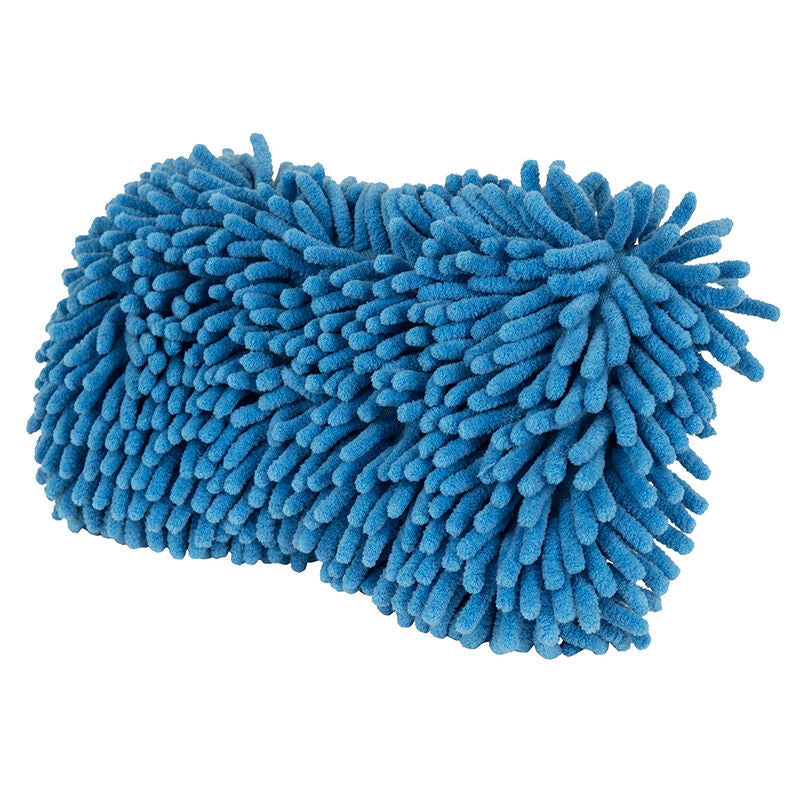 Chemical Guys Ultimate Esponja de lavado de microfibra de chenilla de dos caras - Azul (P12)