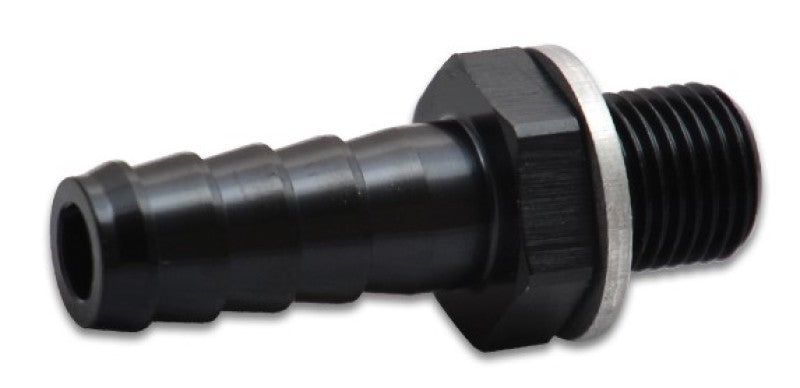 Vibrante macho de 10 mm x 1,0 métrico a conector de púas de 3/8 pulg.