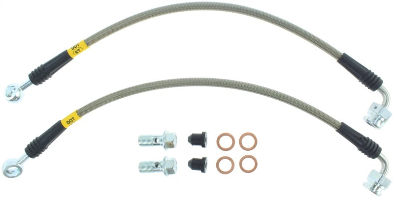 StopTech Stainless Steel Rear Brake Lines (Evo 8/9)