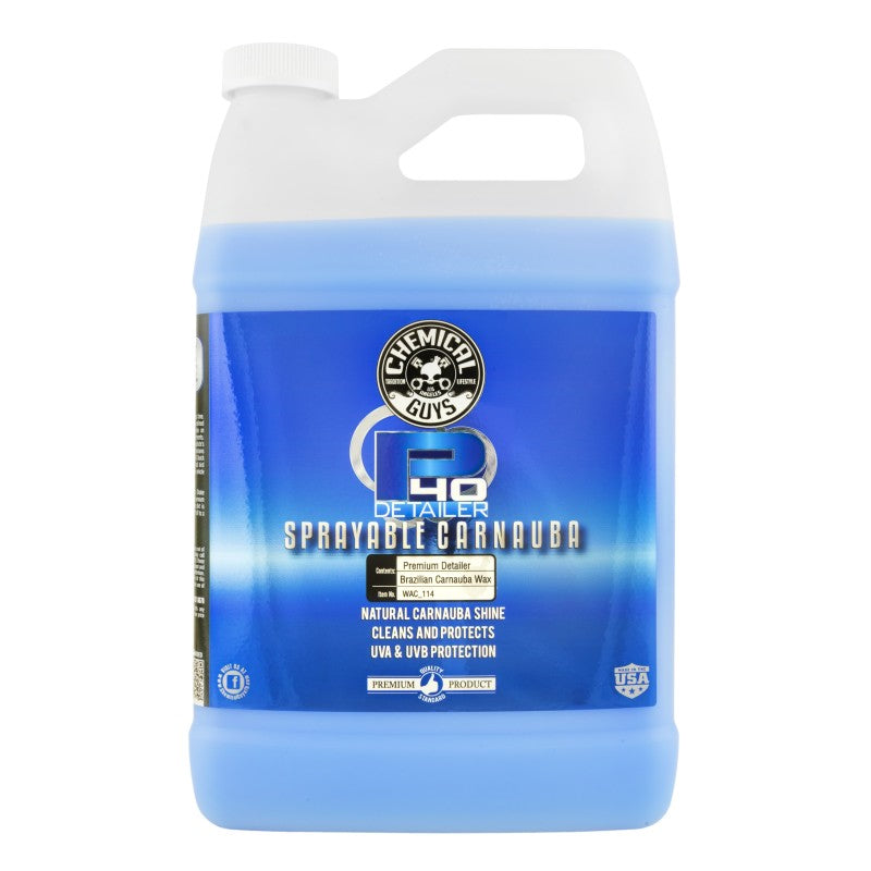 Spray detallador Chemical Guys P40 con carnauba, 1 galón (P4)