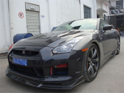 JDC LP Style Carbon Fiber Front Lip (2008-2011 Nissan GT-R) - JD Customs U.S.A