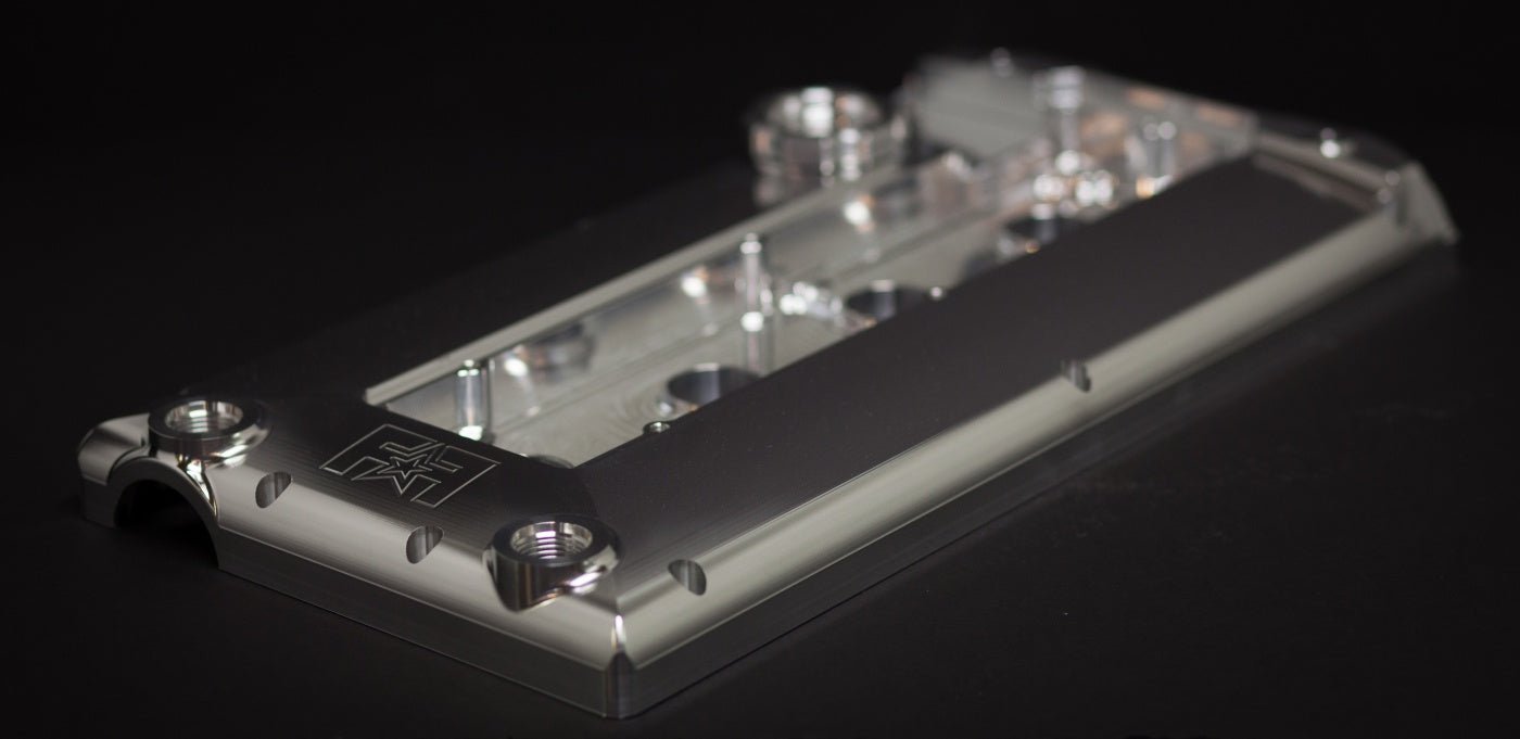 Frontline Fabrication V2 Billet Aluminum Valve Cover (Evo 1 - 3/DSM) - JD Customs U.S.A