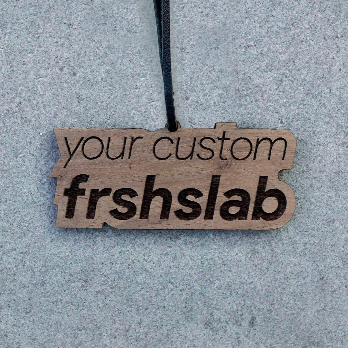 Frshslabs Re - Scentable Wooden Air Freshener (Custom) - Frshslabs