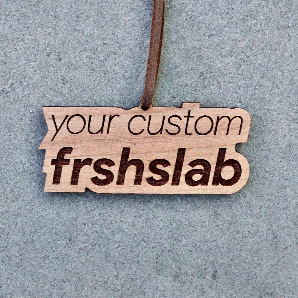 Frshslabs Re - Scentable Wooden Air Freshener (Custom) - Frshslabs