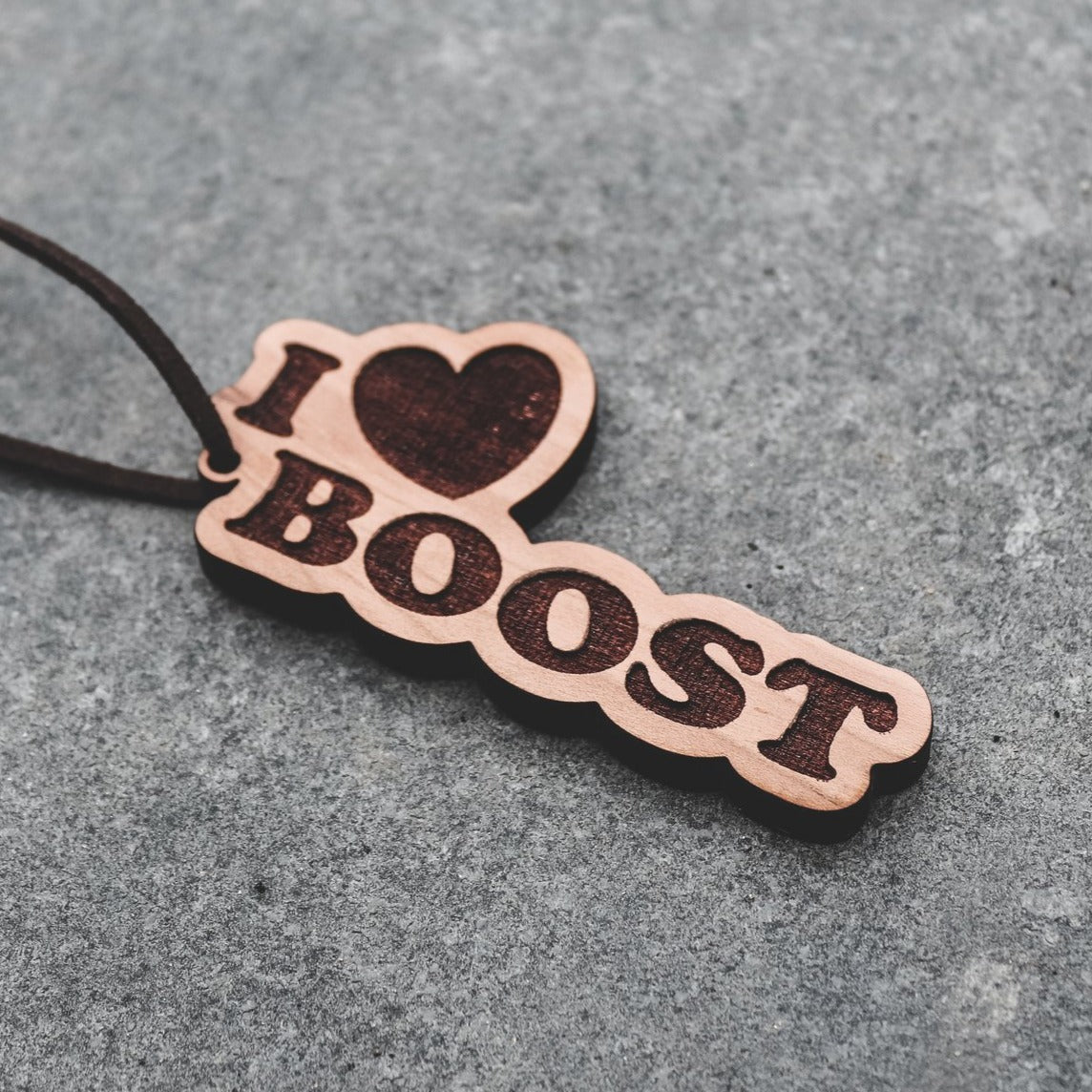 Frshslabs Re - Scentable Wooden Air Freshener (I Love Boost) - Frshslabs