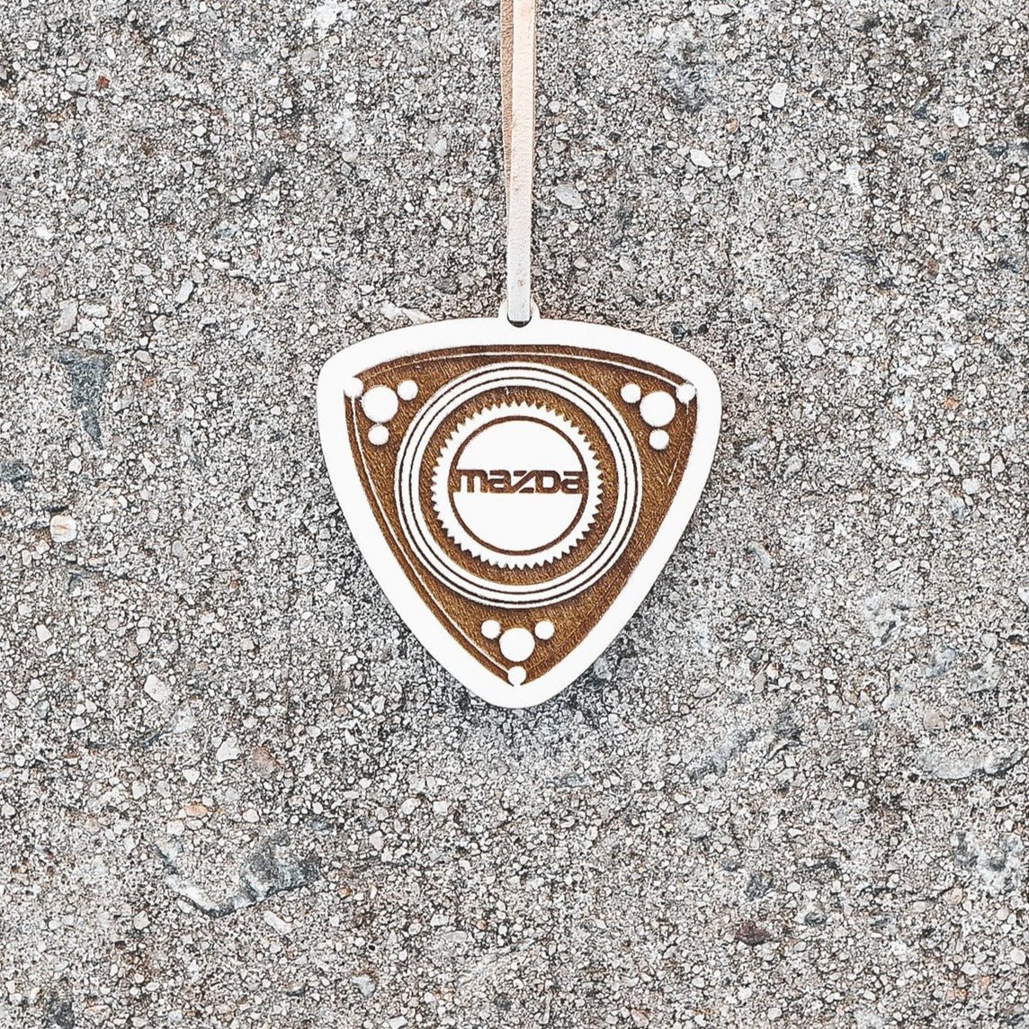 Frshslabs Re - Scentable Wooden Air Freshener (Mazda Rotary) - Frshslabs