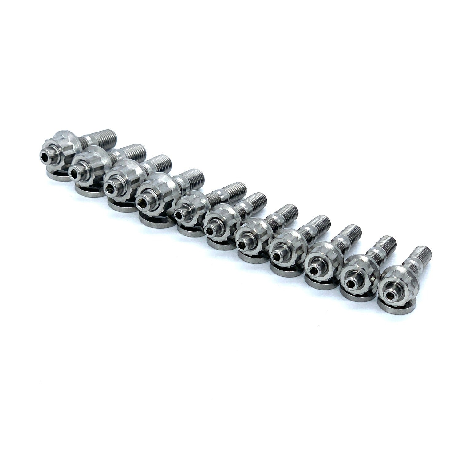 JDC Titanium Exhaust Manifold Stud Kit (Evo 1-9/ 2G DSM)