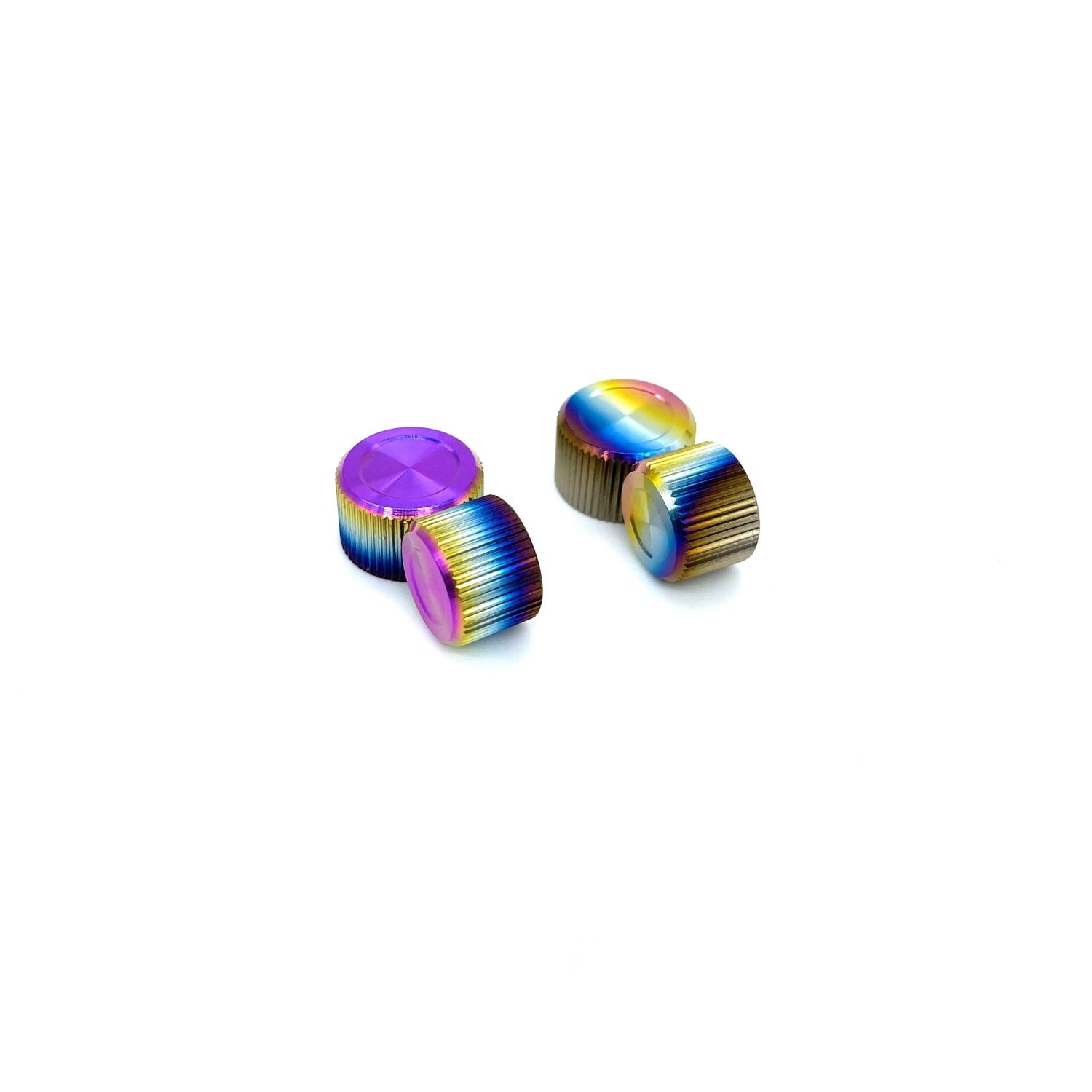 JDC Titanium A/C Cap Set (Rainbow)