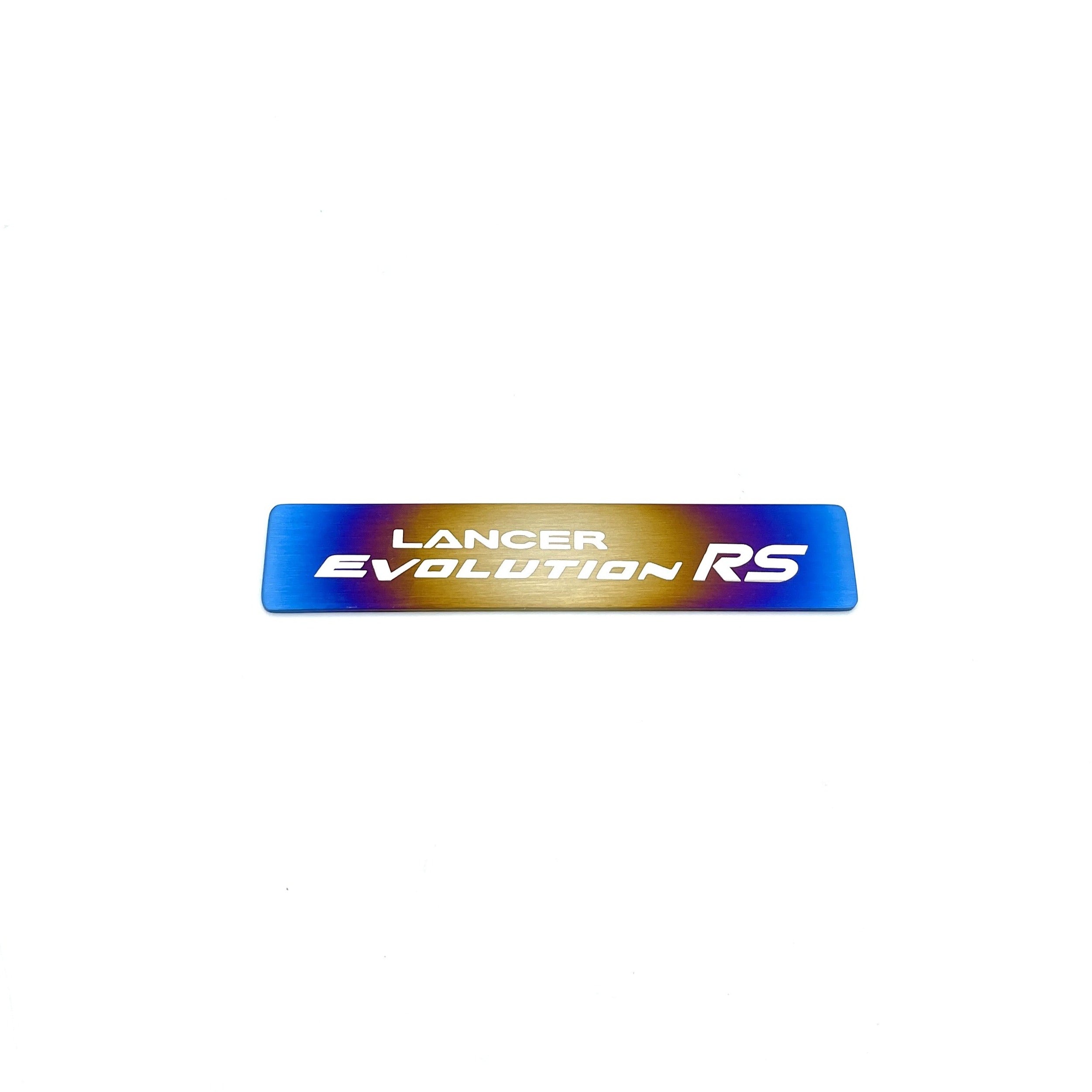 JDC Titanium Shifter Console Badge (Evo 7/8/9/Universal)