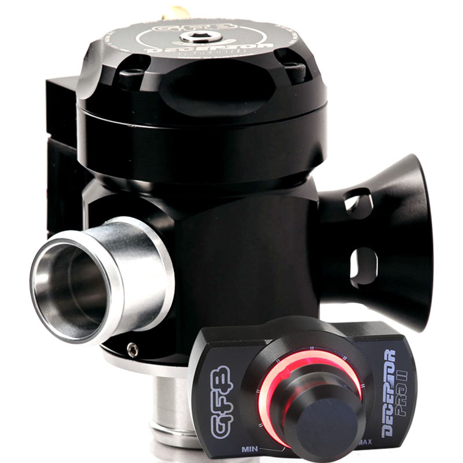 Go Fast Bits Universal 25mm Inlet, 25mm Outlet Deceptor Pro II Remote Adjustable Blow - Off Valve - Go Fast Bits