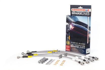 Goodridge Stainless Steel Brake Lines 15 - 16 Subaru STi (w/ Brembo Calipers) - Goodridge