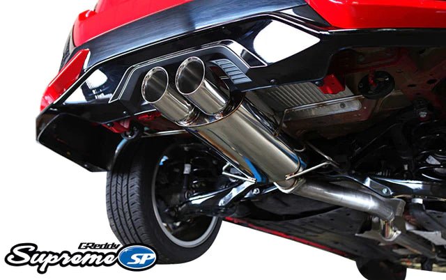 GReddy 76mm Supreme SP Cat - Back Exhaust (17+ Civic Sport Hatchback) - GReddy