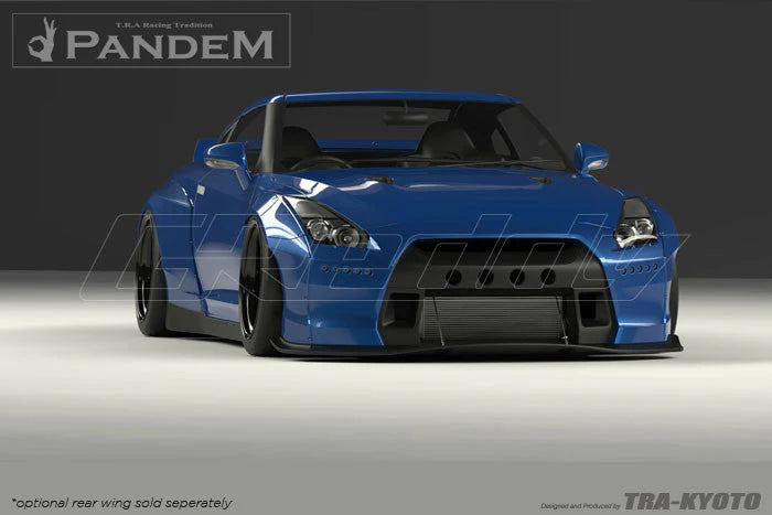 GReddy 09+ Nissan GT-R R35 Pandem Front Lip Dry Carbon (Special Order)