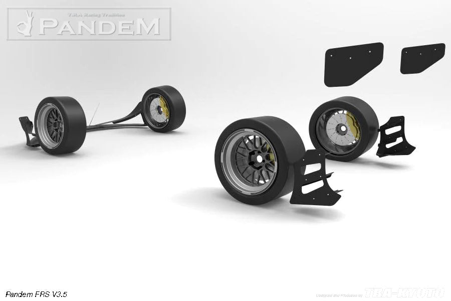 GReddy Pandem Wide Body V3.5 Rear Canards (13 - 16 Scion FRS) - GReddy