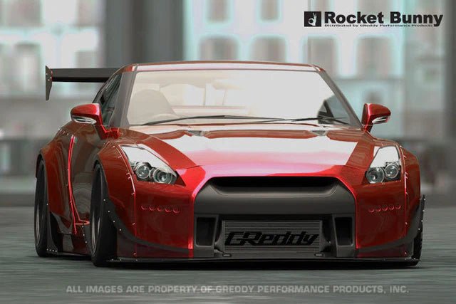 GReddy Rocket Bunny V2 Front Fender Canards (Nissan GT - R R35) - GReddy