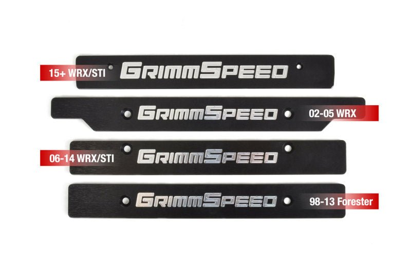 GrimmSpeed 02 - 05 Subaru Impreza WRX/STi License Plate Delete Plate - GrimmSpeed