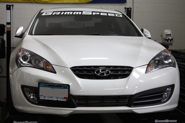 Grimmspeed License Plate Relocation Kit (Hyundai Genesis)