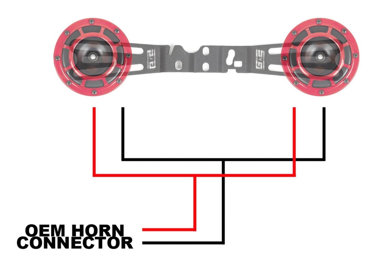 GrimmSpeed Hella Horn Wiring Harness (15 - 19 WRX/STI) - GrimmSpeed