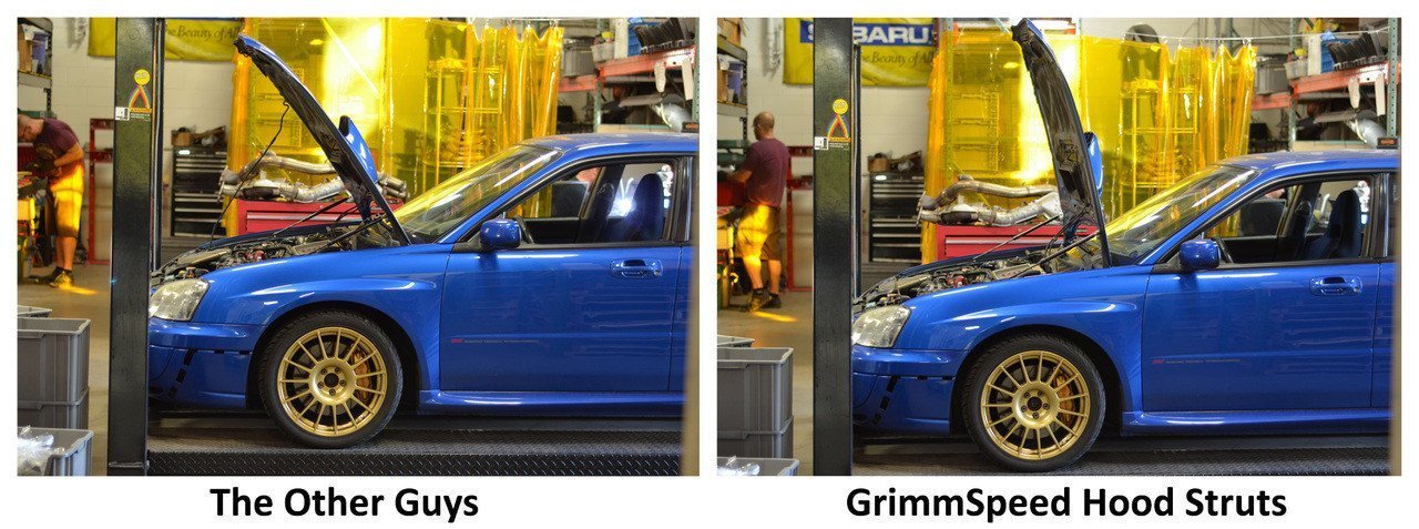 GrimmSpeed Hood Struts (02 - 07 WRX/STi) - GrimmSpeed