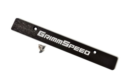 GrimmSpeed License Plate Delete Plate (06 - 14 Subaru Impreza/WRX/STi) - GrimmSpeed