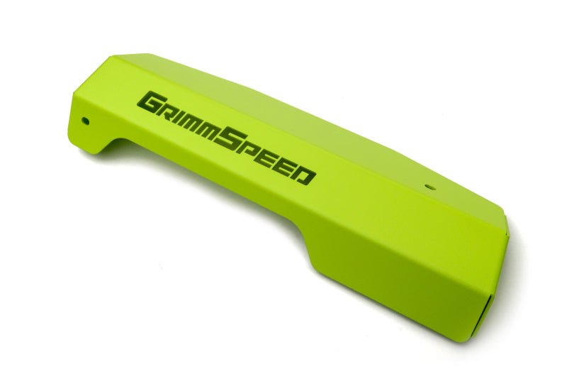 GrimmSpeed Pulley Cover - Neon Green Powdercoat (15+ WRX) - GrimmSpeed