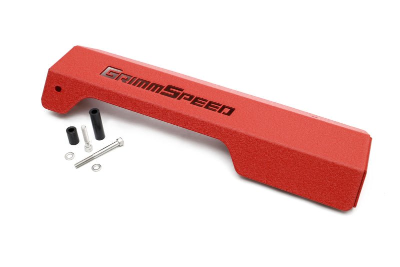 GrimmSpeed Pully Cover - Red (2015+ WRX) - GrimmSpeed