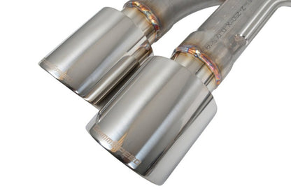 GrimmSpeed Un - Resonated Cat - Back w/ Quad - Tip Muffler (08 - 14 WRX/STi Hatchback) - GrimmSpeed