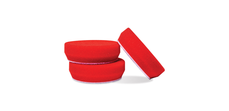 Griots Garage 3in Red Waxing Pads (Set of 3) - Griots Garage