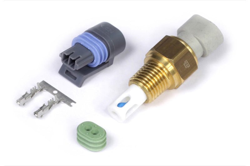 Haltech Air Temp Sensor 1/4 NPT Thread (Incl Delphi Plug & Pins) (Nissan 300ZX) - Haltech