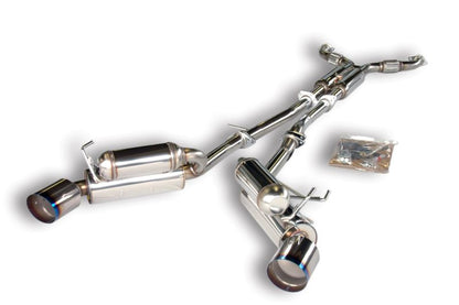 HKS Dual Hi - Power Titanium Tip Catback Exhaust (Nissan 350z) - HKS