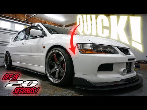 JDC Front Bumper Quick Release | Side Kit (Evo 8/9)