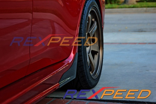 Rexpeed V-Style Carbon Fiber Side Spats, Aero Kit (Evo X) - JD Customs U.S.A