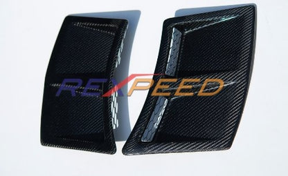 Conductos de parachoques trasero de carbono seco Rexspeed (15-20 WRX/STI)