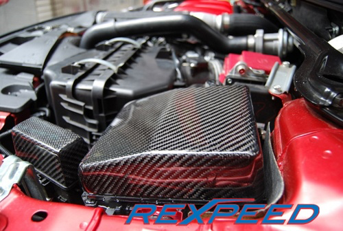Rexpeed Carbon Fiber Fuse Box Cover (Evo X) - JD Customs U.S.A