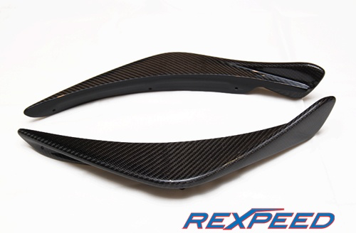 Rexpeed RA-Style Carbon Fiber Canards (Evo 8) - JD Customs U.S.A