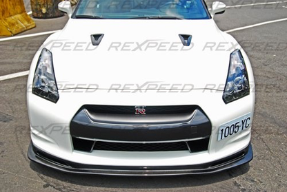 Rexpeed TS-Style Carbon Fiber Splitter (GT-R 08-11) - JD Customs U.S.A