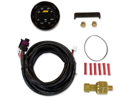 AEM X-Series Oil/Fuel Pressure Gauge - JD Customs U.S.A