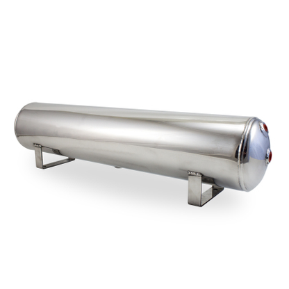 Air Lift Air Tank 4 Gallon Polished Aluminum (12955) (Universal) - JD Customs U.S.A