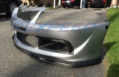 Rexpeed R-Type Carbon Fiber Front Splitter (Evo 8) - JD Customs U.S.A