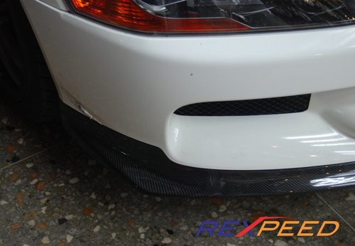 Rexpeed RA-Style Carbon Fiber Front Splitter (Evo 9) - JD Customs U.S.A