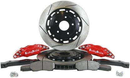 RacingBrake Big Brake Kit 4-Pot Slotted Rear (Evo 8/9) - JD Customs U.S.A