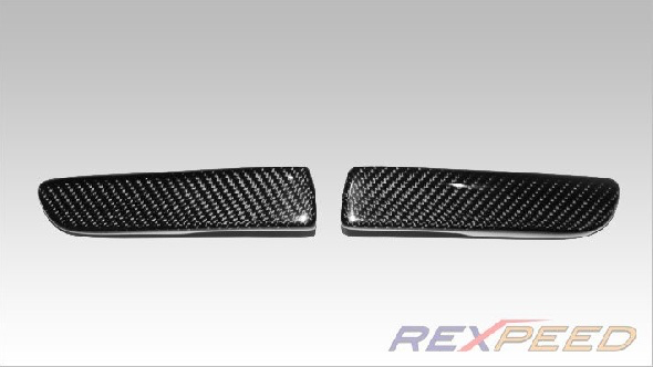 Rexpeed Carbon Rear Bumper Inserts (Evo X) - JD Customs U.S.A