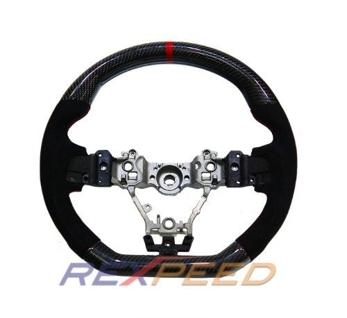 Rexpeed Carbon Fiber & Alcantara Steering Wheel (15-20 WRX/STI)