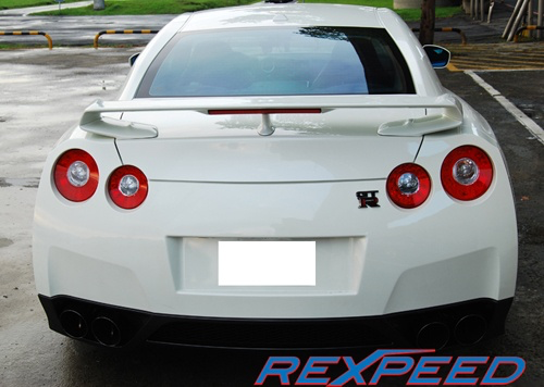 Rexpeed GT-R Black Chrome Badge - JD Customs U.S.A
